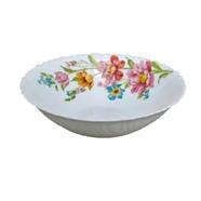 Opal Glass Flat Bowl Single Pcs - 8.5 Inch - LHDW85/501