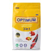 Optimum Super Premium Formila 3 in 1 Spirulina 6percent Fish Food - 400gm