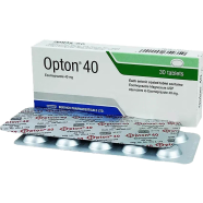 Opton 40 mg 10's Strip Tablet icon