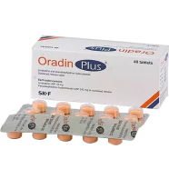 Oradin Plus 10 mg, 240 mg Tablet 10's Strip