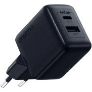 Oraimo (OCW-5183E Plus L53) 18w 2 Port Fast Charger With lighting cable Cable Black