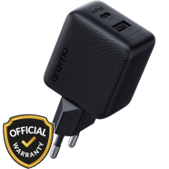 Oraimo (OCW-5183E Plus M53) 18w 2port Fast Charger With Type-B Cable Black