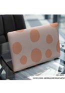 DDecorator Orange Abstract Art Laptop Sticker - (LSKN1111)