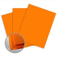 Orange Colour Water And Acrylic Art Card- 5 Pcs
