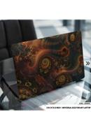 DDecorator Orange Marble Texture Laptop Sticker - (LSKN954)