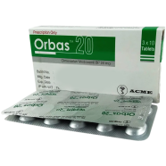 Orbas 20mg Tablet - 10's Strip icon