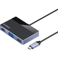 Orico DM-5P-BK Type C 5 In 1 Multifunctional Docking Station