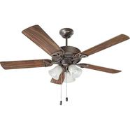 Orient Underlight Woodwind 52 Inch 1300mm Ceiling Fan (Metallic Bronze),Standard,Woodwind-cr