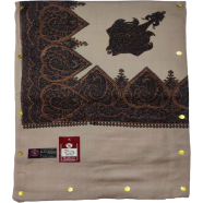 Original Kashmiri Pashmina Pure Wool Gents/Men Shawl In Wide Border