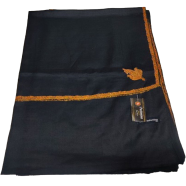 Original Kashmiri Poshmina Gents Shawl - Black