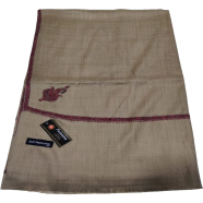 Original Kashmiri Poshmina Gents Shawl - Brown