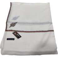 Original Kashmiri Poshmina Gents Shawl - White