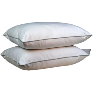 Original Shimul Fiber Head Pillow Cotton Fabric White 16x22 Inch - 77188 icon