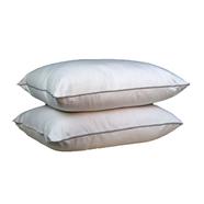 Original Shimul Fiber Head Pillow Cotton Fabric White 18x26 Inch - 77190