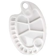 Oval watercolor Artists palette plastic high quality-1 pcs image