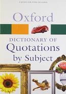 Oxford Dictionary of Quotations by Subjects