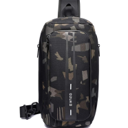 Ozuko 9315 Single Shoulder Sling Crossbody Bag (Camo)