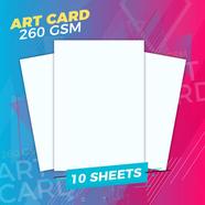 PAPERTREE WHITE ART CARD (260 GSM)- 10 PCS