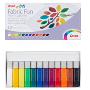 PENTEL FABRIC FUN PAINT COLORS- 12 COLORS SET image