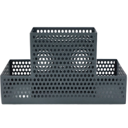 PH Black Metal Desk Multi Card and Pen Holder - 923347
