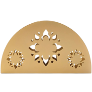 PH Intricate Floral Design Metal Tissue Holder - 257557