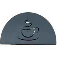 PH Sleek Gray Coffee Cup Tissue Holder - 595772