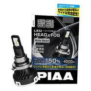 PIAA LED Head and Fog 6000k Wide Beam Bulb LEH141 HB3/HB4 (Toyota Premio, Allion, Fielder, C-HR HV, Noah, Voxy, Esquire, Harrier, Honda Grace HV, Accord HV, Mitsubishi Outlander, Lancer)