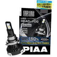 PIAA LED Head and Fog 6000k Wide Beam Bulb LEH141 HB3/HB4 (Toyota Premio, Allion, Fielder, C-HR HV, Noah, Voxy, Esquire, Harrier, Honda Grace HV, Accord HV, Mitsubishi Outlander, Lancer)