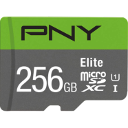 PNY Elite Class 10 U1 256GB Micro SD Memory Card