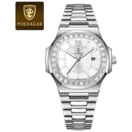 POEDAGAR Luxury Quartz Watch For Men image