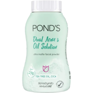 POND'S Dual Acne And Oil Solution Ultra Matte Facial Powder 50 gm with Tea Tree Oil, CICA