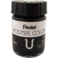 POSTER COLOUR 30CC WPU - BLACK - WPU-T28