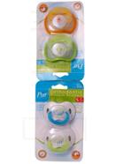 PUR Day Time Pacifier (Medium) with Orthodontic Teat - 4017