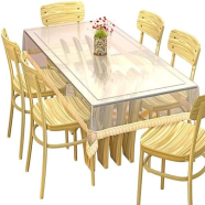 PVC 6 Seater Transparent Dining Table Cover icon