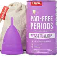 Sirona Pad-Free Periods Menstrual Cup (Large Size)