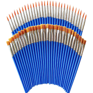 Painting Brushes (Different Size) - 12pcs