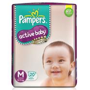 Pampers Active Belt System Baby Diapers (M size) (6-11 kg ) (20Pcs) - PM0105
