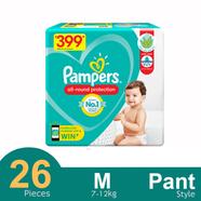 Pampers Pants System Baby Diaper (M size) (7-12 kg ) (26Pcs) - PM0119