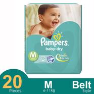 Pampers Taped Belt System Baby Diapers (6-11 kg ) (20 Pcs) - PM0110