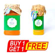 Panash Food Buy 500 Gm Chili Powder(Morich Gura) With Get 100gm Turmeric Powder ( Holud Gura) free (BUY 1 GET 1)