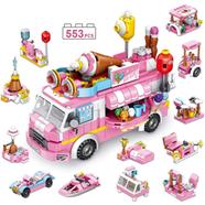 Panlos 553 Pcs Ice Cream Truck Building Lego for Girls 12 in 1 City Building Block for Kids 25 Play Style - 633047 icon