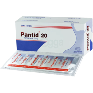 Pantid 20 mg 14's Strip Tablet icon