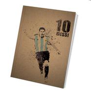 PaperTree Vintage Note Book Drawing Sketch Pad- Lionel Messi [Celebration Goal ]