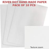 Papertree Rives Dot Bright White water color acrylic and oil color painting paper