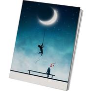 Papertree Ruled NoteBook (Romantic moment on moonlight night)