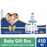 Parachute Just for Baby - Baby Gift Box 450ml (Powder, Oil, Lotion, Wash, Face Cream)