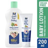 Parachute Just for Baby - Baby Lotion 200ml (Baby Face Cream 50g FREE)