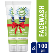 Parachute SkinPure Aloe Vera Brightening Facewash (Oil Control) Double Pack (100gm x 2)