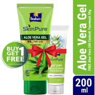 Parachute SkinPure Aloe Vera Gel 200ml (FREE Aloe Vera Facewash - OIL CONTROL - 50gm)