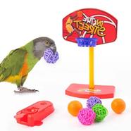 Parrot Cockatiel Parakeet Lovebirds Pet Bird Hoop Basketball Training Toy